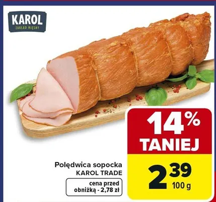 Polędwica sopocka Karol Trade promocja w Carrefour