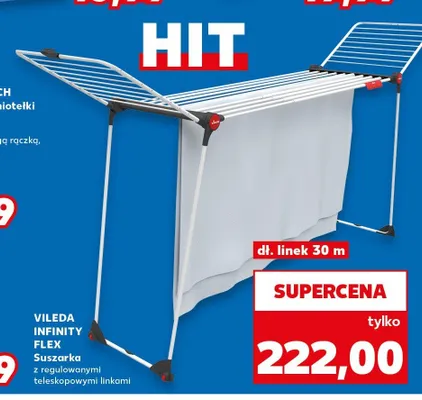 Suszarka na pranie Vileda Infinity Flex promocja w Kaufland