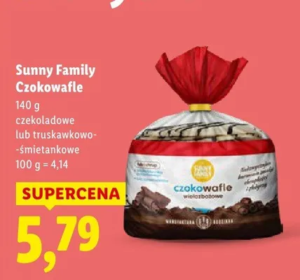 Czokowafle truskawkowo-śmietankowe promocja w Lidl
