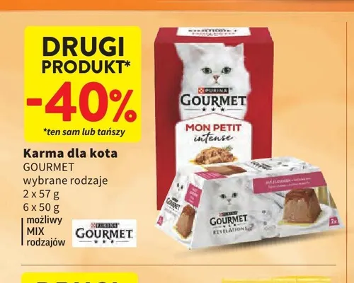 Karma dla kota Gourmet Mon Petit promocja w Intermarche