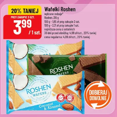 Wafelki Roshen promocja w POLOmarket