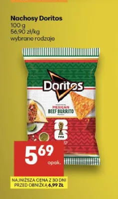 Nachosy Doritos Mexican Beef Burrito promocja w Delikatesy Centrum