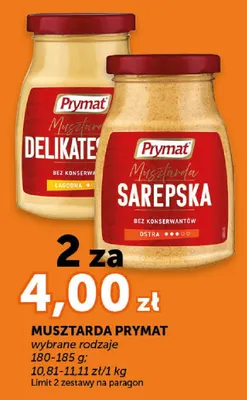 Musztarda Prymat Delikatna promocja w Euro Sklep
