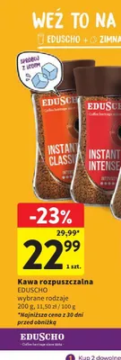 Kawa rozpuszczalna Eduscho Instant Classic promocja w Intermarche