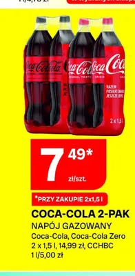 Napój gazowany Coca-Cola 2-pak promocja w Chorten