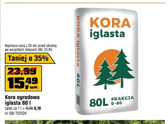 Kora ogrodowa iglasta frakcja 0-60 promocja w OBI