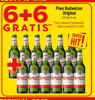 Piwo Budweiser Original promocja w POLOmarket