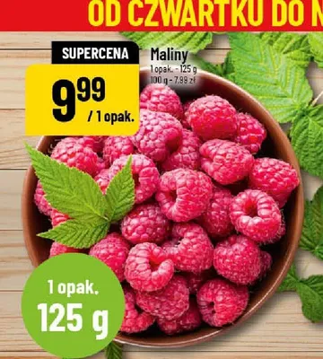 Maliny promocja w POLOmarket