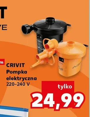 Pompka elektryczna CRIVIT promocja w Kaufland