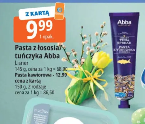 Pasta z łososia/tuńczyka Abba promocja w Leclerc