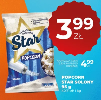 Popcorn solony promocja w Duży Ben