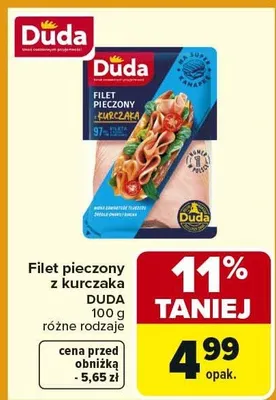 Filet pieczony z kurczaka różne rodzaje promocja w Carrefour Market