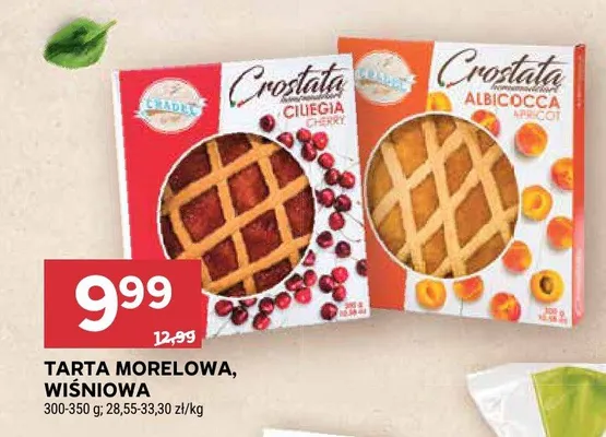 Tarta wiśniowa Crostata Graded promocja w Stokrotka