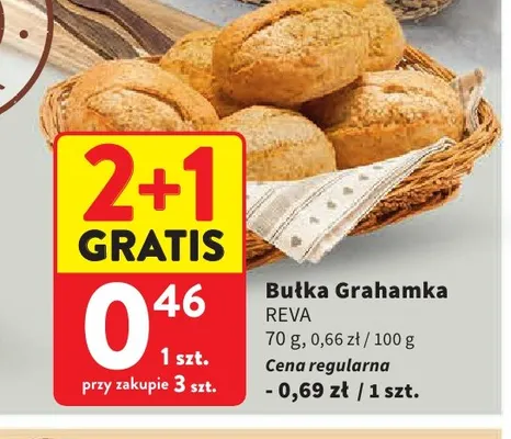Bułka grahamka Réva promocja w Intermarche