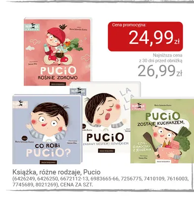 Książka Pucio promocja w Smyk