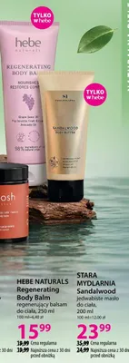 Balsam do ciała regenerujący Regenerating Body Balm promocja w Hebe