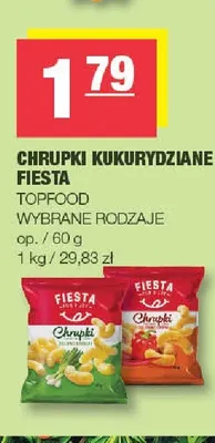 Chrupki kukurydziane o smaku ketchupu Fiesta promocja w SPAR