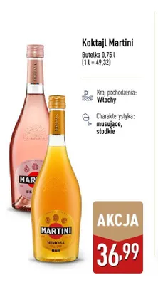 Koktajl Martini Bellini promocja w Aldi