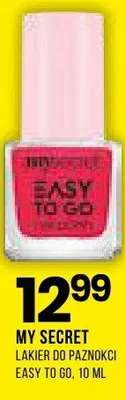 Lakier do paznokci Easy To Go, 10ml promocja w Drogerie Natura