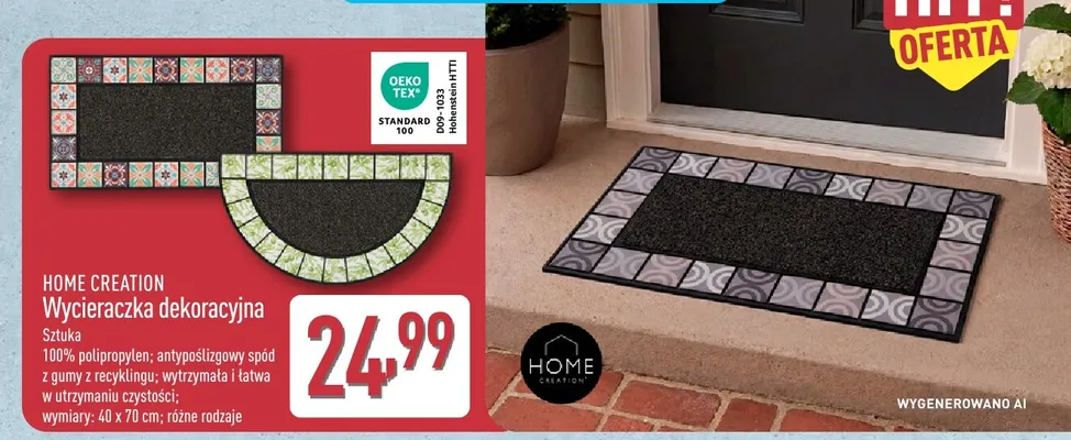 Wycieraczka dekoracyjna Home Creation promocja w Aldi