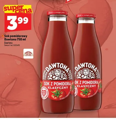 Sok pomidorowy klasyczny Dawtona promocja w TOPAZ