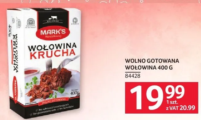 Wołowina krucha promocja w Selgros