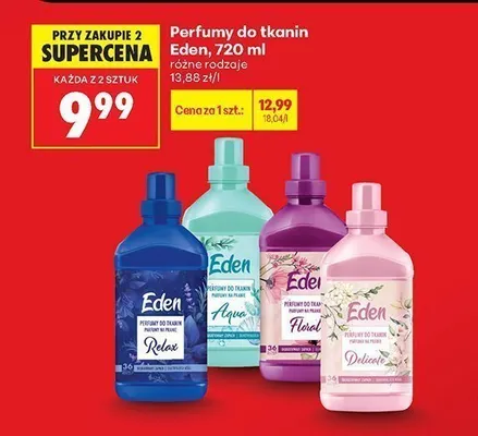 Perfumy do tkanin Eden Delicate promocja w Biedronka