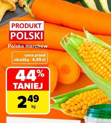 Marchew polska promocja w Carrefour