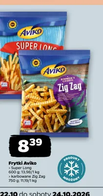 Frytki karbowane Zig Zag Aviko promocja w Netto