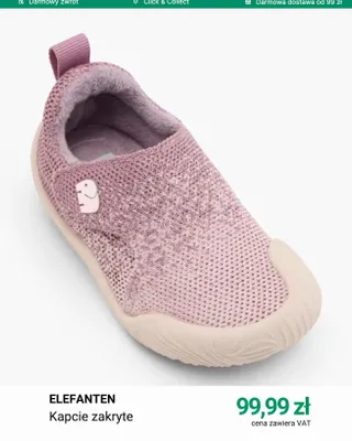 Kapcie zakryte Elefanten promocja w Deichmann