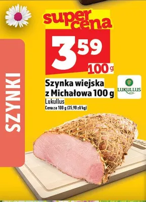 Szynka wiejska z Michałowa Lukullus promocja w TOPAZ