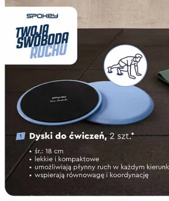 Dyski do ćwiczeń 2 szt. Spokey promocja w Biedronka