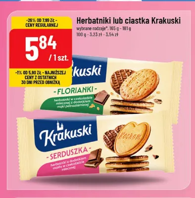 Herbatniki Krakuski Florianki promocja w POLOmarket