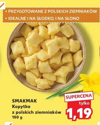 Kopytka z polskich ziemniaków promocja w Kaufland