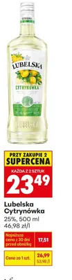 Wódka cytrynówka promocja w Biedronka