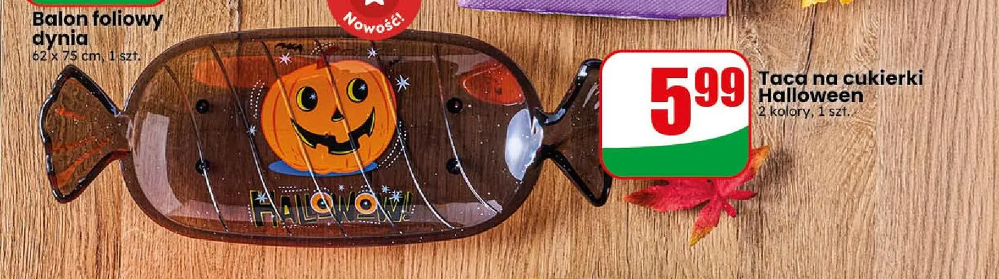 Taca na cukierki Halloween promocja w Dino
