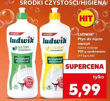 Płyn do mycia naczyń różne rodzaje promocja w Kaufland