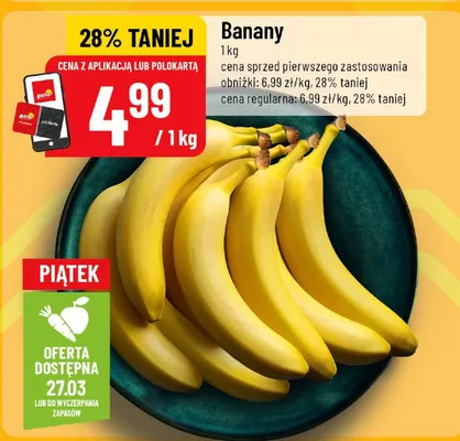 Banany promocja w POLOmarket