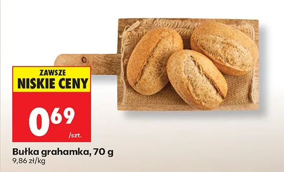 Bułka grahamka promocja w Biedronka