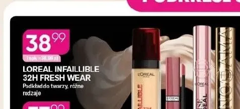 Podkład do twarzy Loreal Infaillible 32H Fresh Wear promocja w Drogerie Koliber