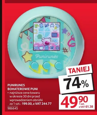 Zabawka interaktywna Punirunes Bohaterowie Puni promocja w Selgros