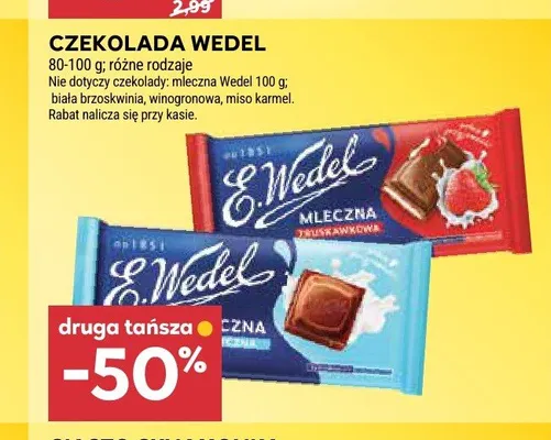 Czekolada E.Wedel promocja w Stokrotka