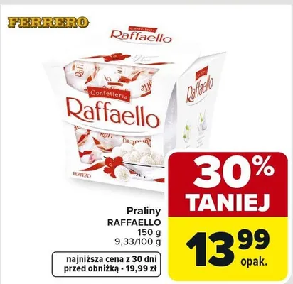 Praliny Raffaello promocja w Carrefour