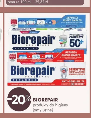 Pasty do zębów Biorepair promocja w Super-Pharm