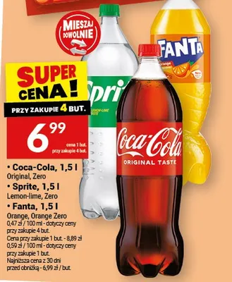 Coca-Cola Original, Zero promocja w Twój Market