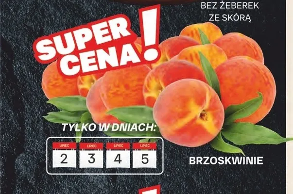 Brzoskwinie promocja w Chorten