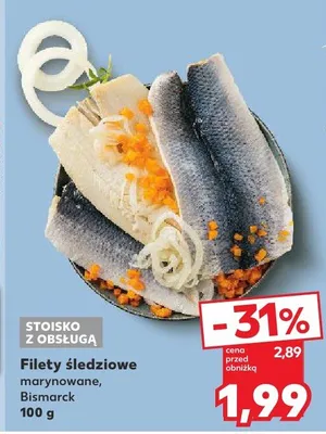 Filety śledziowe marynowane, Bismarck promocja w Kaufland