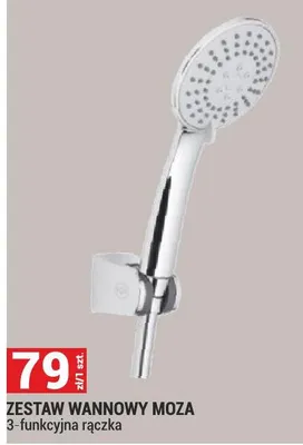 Zestaw wannowy Moza 3-funkcyjna rączka promocja w Merkury Market
