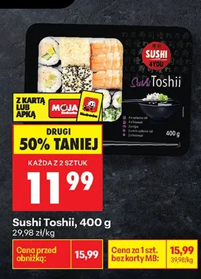 Sushi Toshii promocja w Biedronka