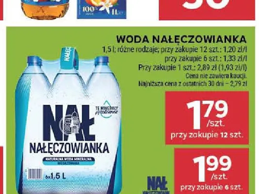 Woda Nałęczowianka promocja w Stokrotka